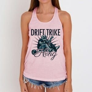 Drift Trike King Electric Tricycle Drift Trike Meaningful Gift Women's Knotted Racerback Tank