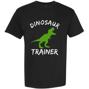 Dinosaur Trainer Lazy Halloween Costume Trex Dino Garment-Dyed Heavyweight T-Shirt