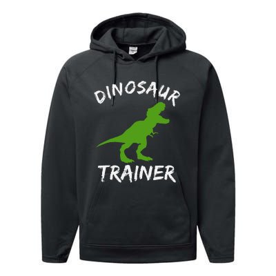 Dinosaur Trainer Lazy Halloween Costume Trex Dino Performance Fleece Hoodie