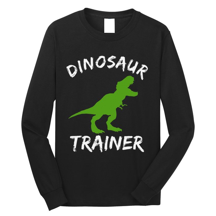 Dinosaur Trainer Lazy Halloween Costume Trex Dino Long Sleeve Shirt