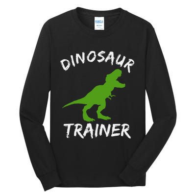 Dinosaur Trainer Lazy Halloween Costume Trex Dino Tall Long Sleeve T-Shirt