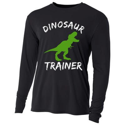 Dinosaur Trainer Lazy Halloween Costume Trex Dino Cooling Performance Long Sleeve Crew