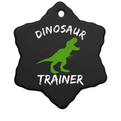 Dinosaur Trainer Lazy Halloween Costume Trex Dino Ceramic Star Ornament