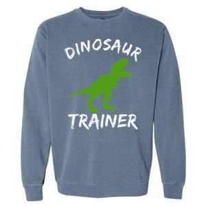 Dinosaur Trainer Lazy Halloween Costume Trex Dino Garment-Dyed Sweatshirt