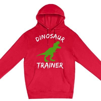 Dinosaur Trainer Lazy Halloween Costume Trex Dino Premium Pullover Hoodie