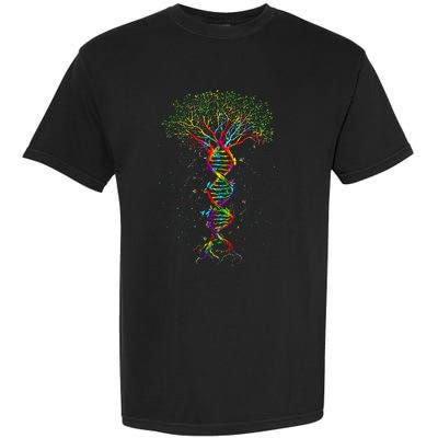 Dna Tree Life Genetics Biologist Science Earth Day Garment-Dyed Heavyweight T-Shirt