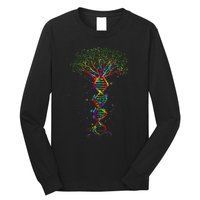 Dna Tree Life Genetics Biologist Science Earth Day Long Sleeve Shirt