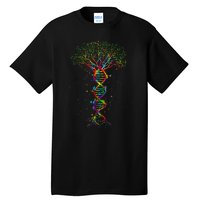 Dna Tree Life Genetics Biologist Science Earth Day Tall T-Shirt