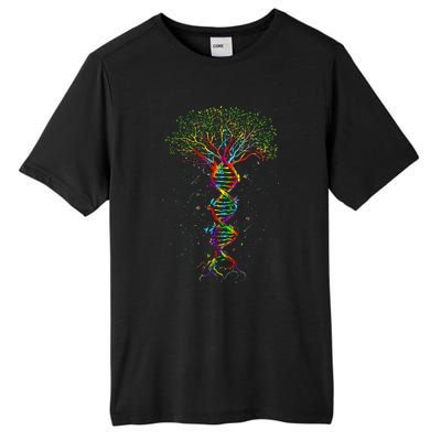 Dna Tree Life Genetics Biologist Science Earth Day Tall Fusion ChromaSoft Performance T-Shirt