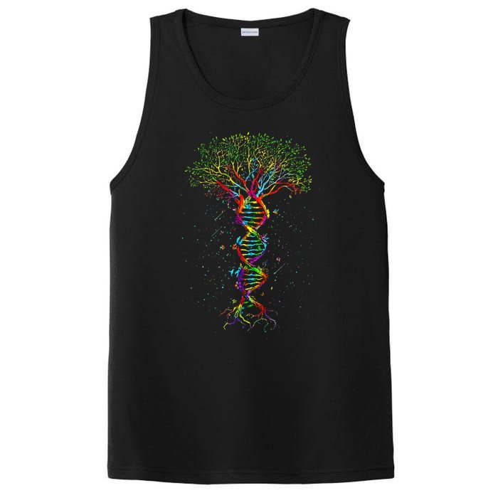 Dna Tree Life Genetics Biologist Science Earth Day PosiCharge Competitor Tank