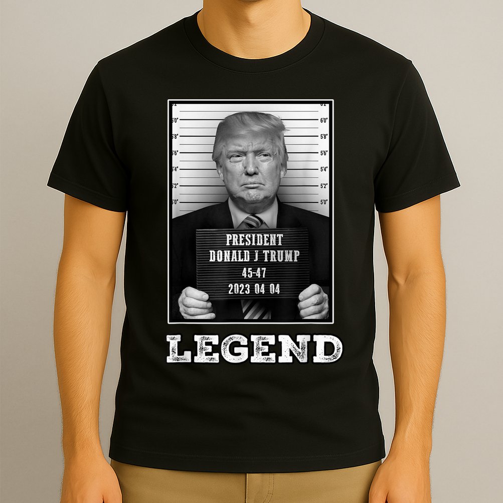 Trump 2024 Mugshot President Legend T-Shirt