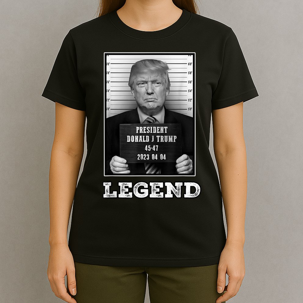 Trump 2024 Mugshot President Legend T-Shirt