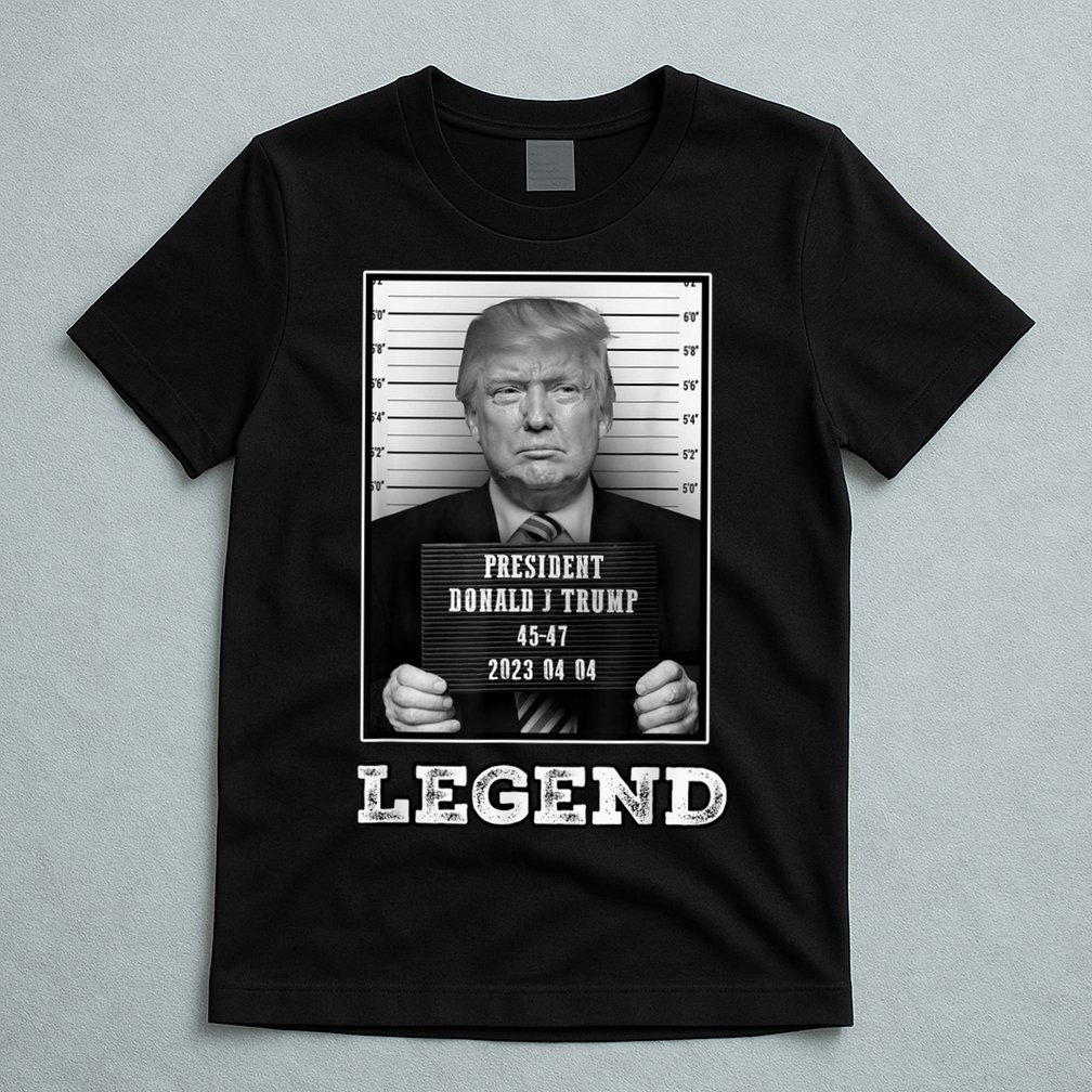 Trump 2024 Mugshot President Legend T-Shirt