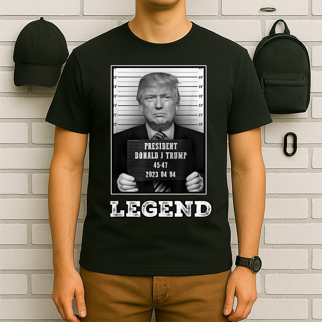 Trump 2024 Mugshot President Legend T-Shirt
