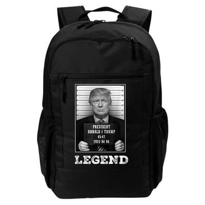 Trump 2024 Mugshot President Legend Backpack