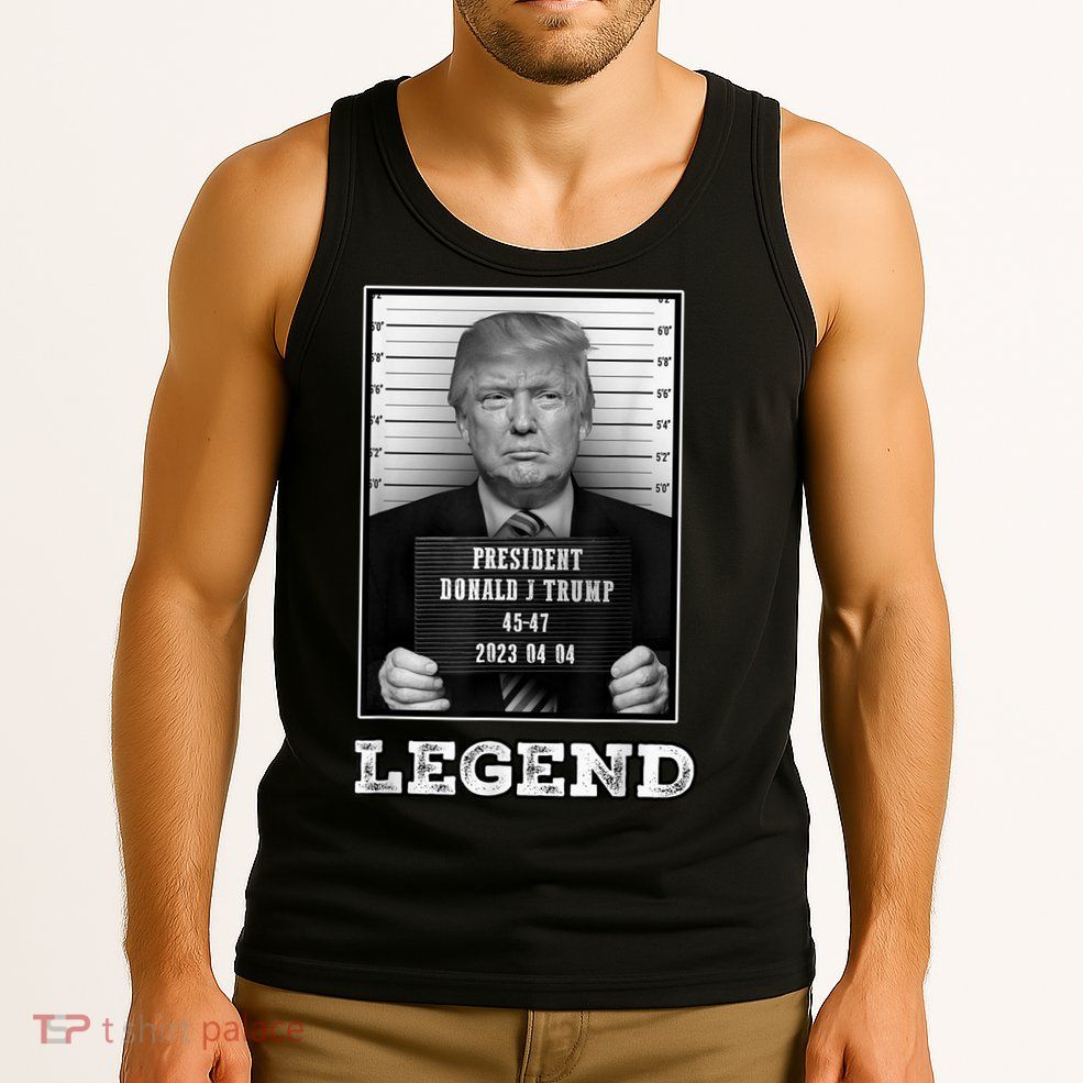 Trump 2024 Mugshot President Legend Tank Top