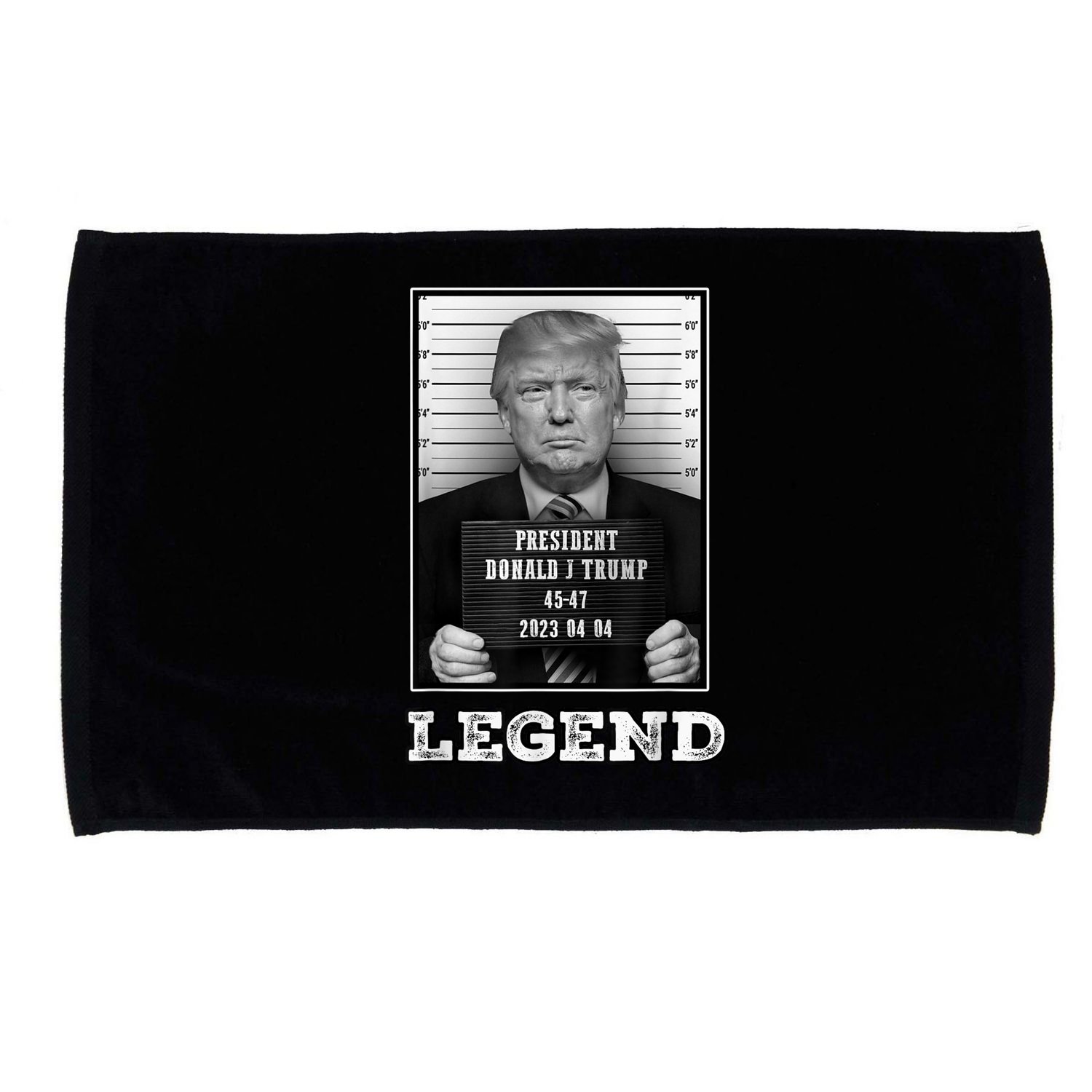 Trump 2024 Mugshot President Legend Microfiber Hand Towel