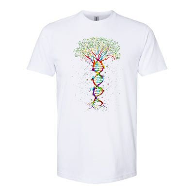 Dna Tree Life Genetics Biologist Science Earth Day Softstyle® CVC T-Shirt