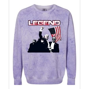 Donald Trump Legend Colorblast Crewneck Sweatshirt