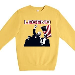 Donald Trump Legend Premium Crewneck Sweatshirt