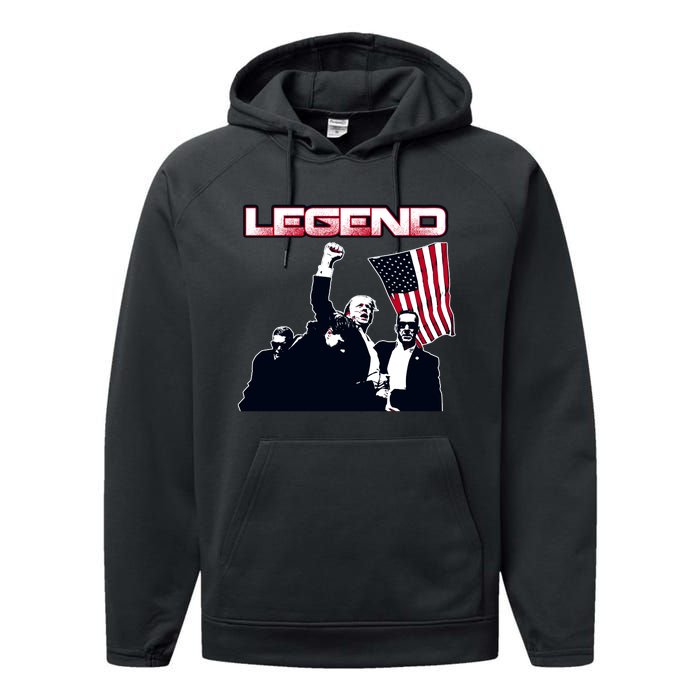 Donald Trump Legend Performance Fleece Hoodie