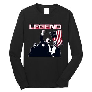 Donald Trump Legend Long Sleeve Shirt