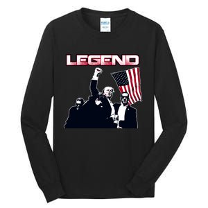 Donald Trump Legend Tall Long Sleeve T-Shirt