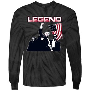 Donald Trump Legend Tie-Dye Long Sleeve Shirt