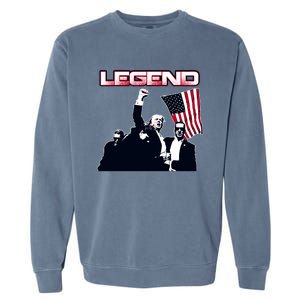 Donald Trump Legend Garment-Dyed Sweatshirt