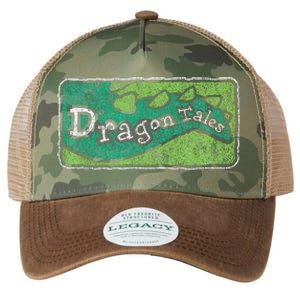 Dragon Tales Logo Distressed Legacy Tie Dye Trucker Hat