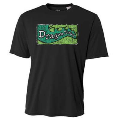 Dragon Tales Logo Distressed Cooling Performance Crew T-Shirt