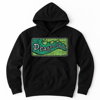 Dragon Tales Logo Distressed Hoodie