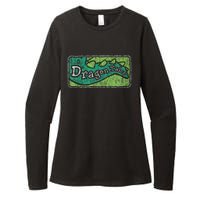 Dragon Tales Logo Distressed Womens CVC Long Sleeve Shirt