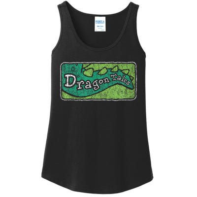 Dragon Tales Logo Distressed Ladies Essential Tank