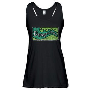 Dragon Tales Logo Distressed Ladies Essential Flowy Tank