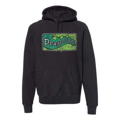 Dragon Tales Logo Distressed Premium Hoodie