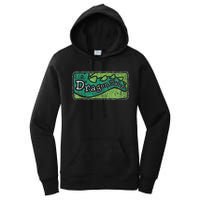 Dragon Tales Logo Distressed Women's Pullover Hoodie