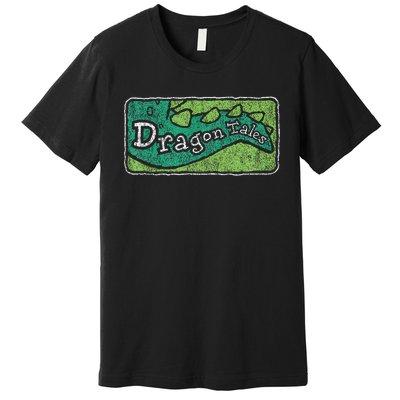 Dragon Tales Logo Distressed Premium T-Shirt