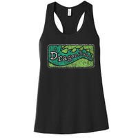 Dragon Tales Logo Distressed Women's Racerback Tank