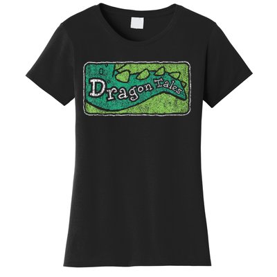 Dragon Tales Logo Distressed Women's T-Shirt