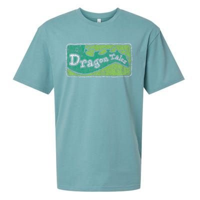 Dragon Tales Logo Distressed Sueded Cloud Jersey T-Shirt