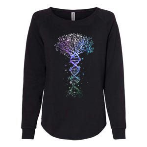 DNA Tree Life Earth Genetics Biologist Science Gift Womens California Wash Sweatshirt