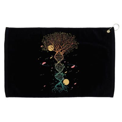 DNA Tree Life Biology Environment Science Earth Day Grommeted Golf Towel