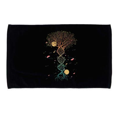 DNA Tree Life Biology Environment Science Earth Day Microfiber Hand Towel