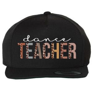 Dance Teacher Leopard Appreciation Funny For Women For Work Wool Snapback Cap