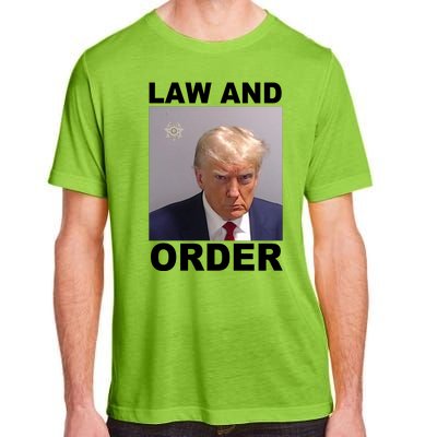 Donald Trump Law And Order Mugshot Adult ChromaSoft Performance T-Shirt