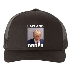 Donald Trump Law And Order Mugshot Yupoong Adult 5-Panel Trucker Hat