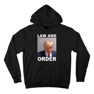 Donald Trump Law And Order Mugshot Hoodie