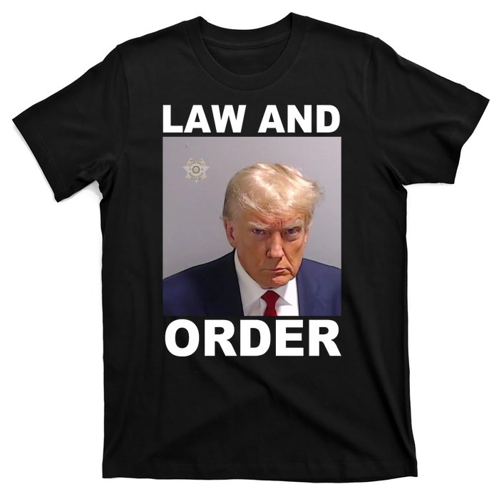 Donald Trump Law And Order Mugshot T-Shirt