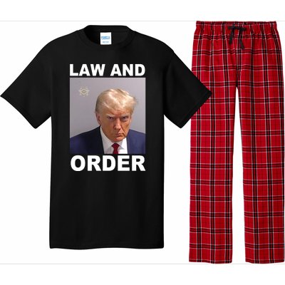 Donald Trump Law And Order Mugshot Pajama Set